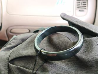Green black jade