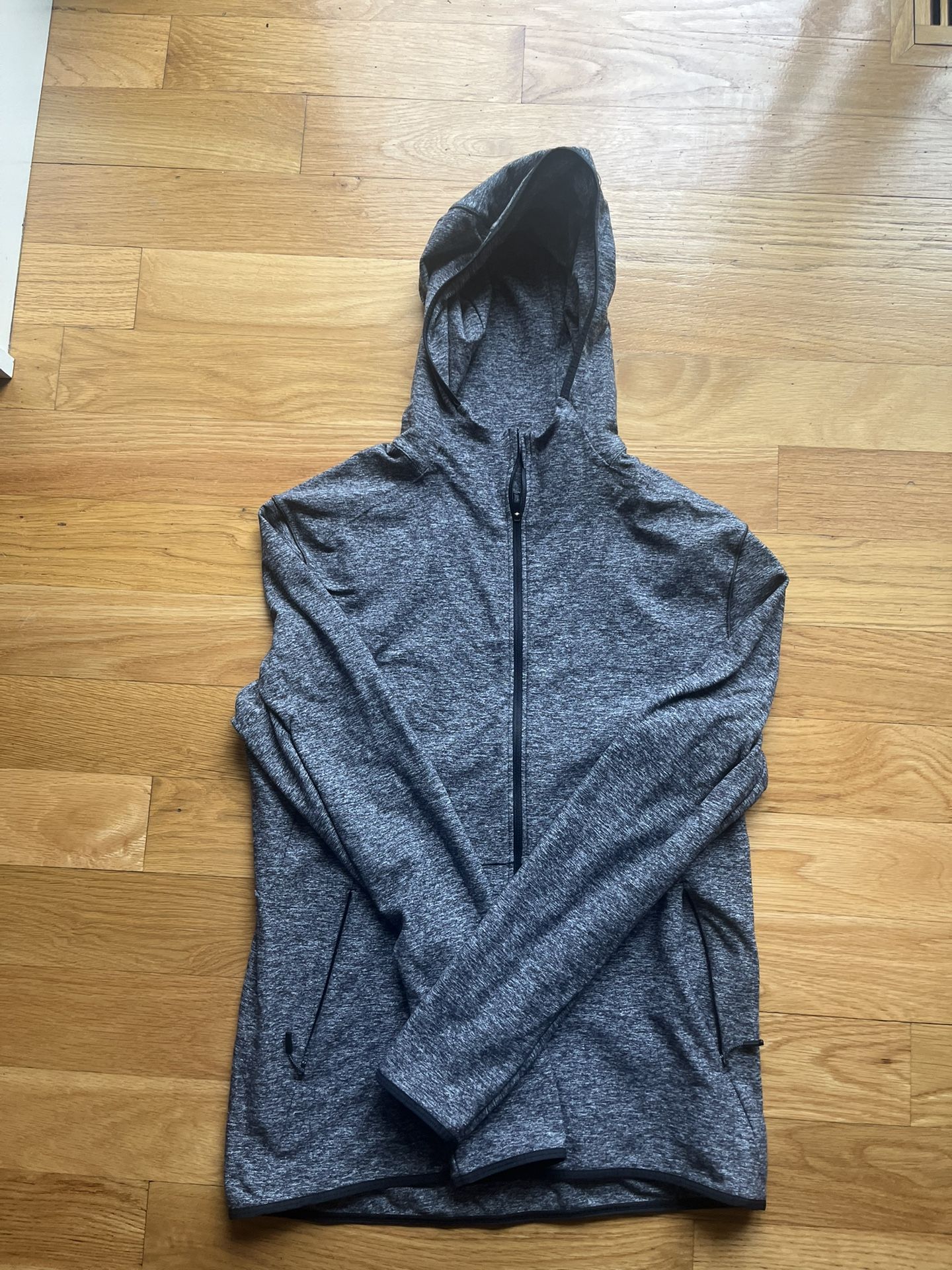 Lululemon Surge Jacket Hoodie Athletic Active Full Zip Heathered Gray m4886s S