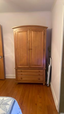 Armoire with nightstands