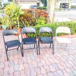 Free In Weston - 4 Folding Chairs