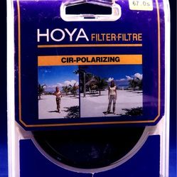 HOYA 67mm Circular Polarizer Glass Filter - JAPAN