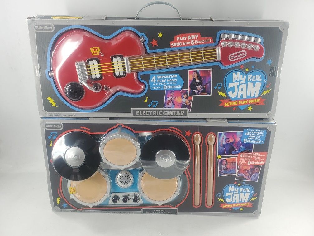Little Tikes Electic Guitar And Drum Set