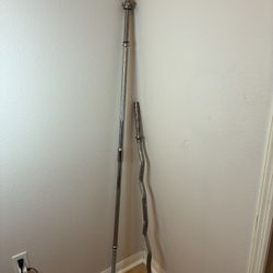 BARBELL - BRAND NEW, EZ CURL & WEIGHTS (1 IN)