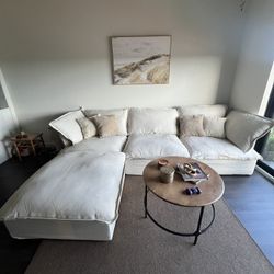 Beige Cloud Sectional (NEW IN BOXES) 