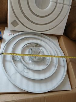 Modern three-ring Chandelier