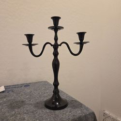 Black candelabra