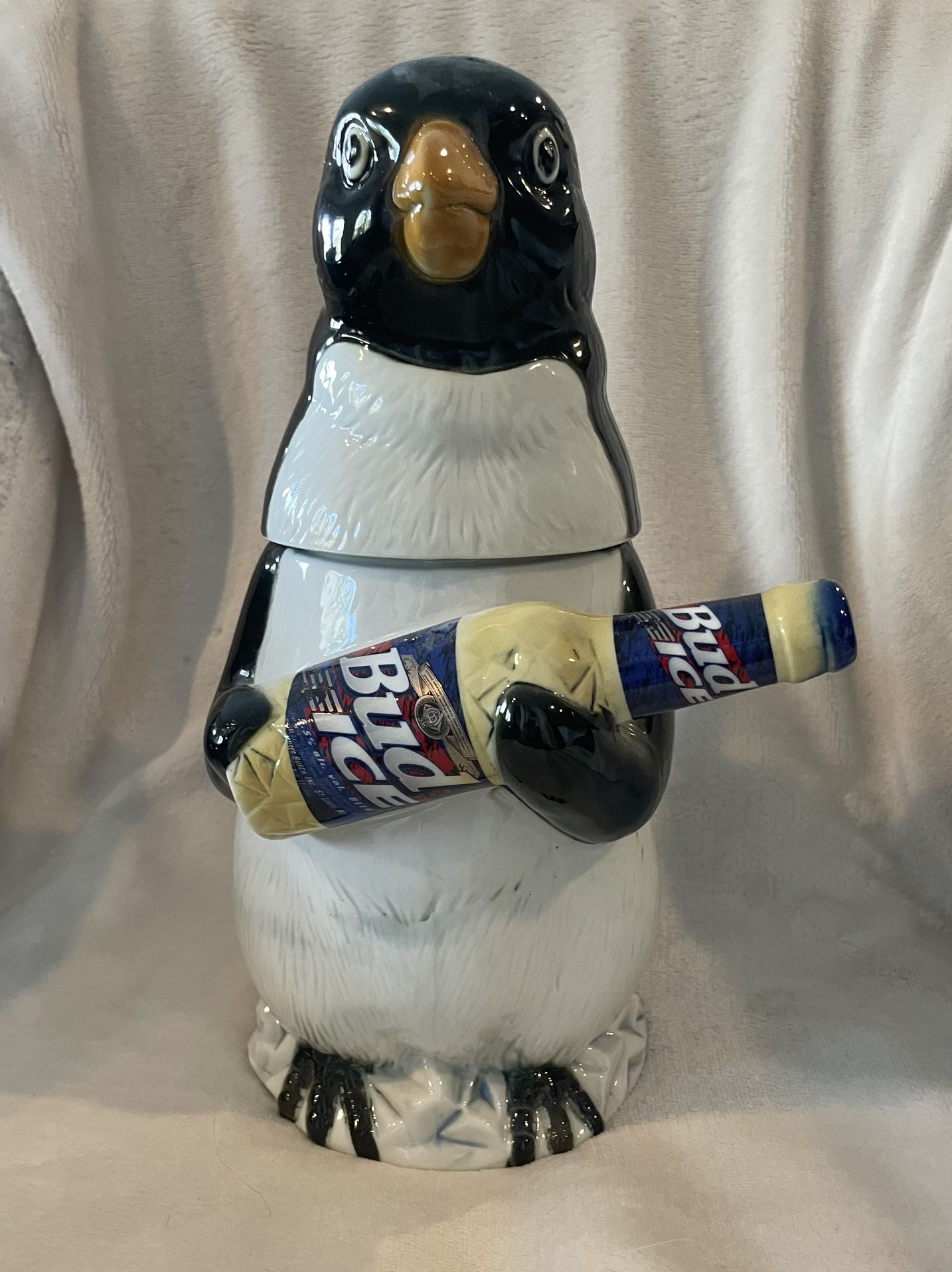 Bud Ice Penguin Budweiser Beer Stein