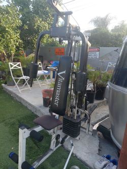 Work out weight machine
