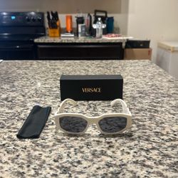 Versace White And Gold Print