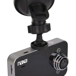 Naxa Electronics NCV-6000 2.4-Inch HD LCD Display Car Dash Cam, 140-Degree Wide-Angle Lens, Black