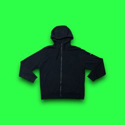 Nike sportswear club fleece full zip pull over hoodie black men’s medium 