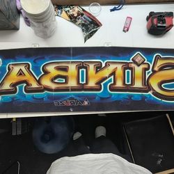 Aruze Gaming Plexiglass Sign
