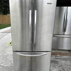 KITCHEN AID REFRIGERATOR 36 INCHES WORKING GREAT MUY BUENAS CONDICIONES 