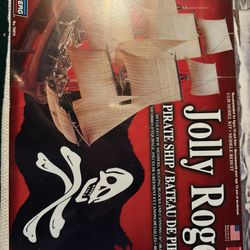Jolly Roger Pirate Ship & USS Misssouri Models