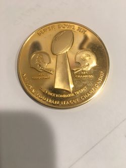 Patriot Bears Super Bowl XX Liberty Mint 2” Bronze Medallion Coin