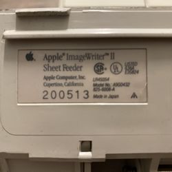 Apple Vintage Printer Paper Feeder