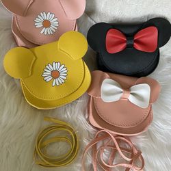 Bolsitas Para Niñas Diseño Disney Con Cinta Larga 