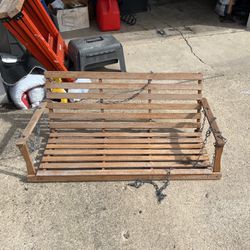 Wooden Porch Swing $20