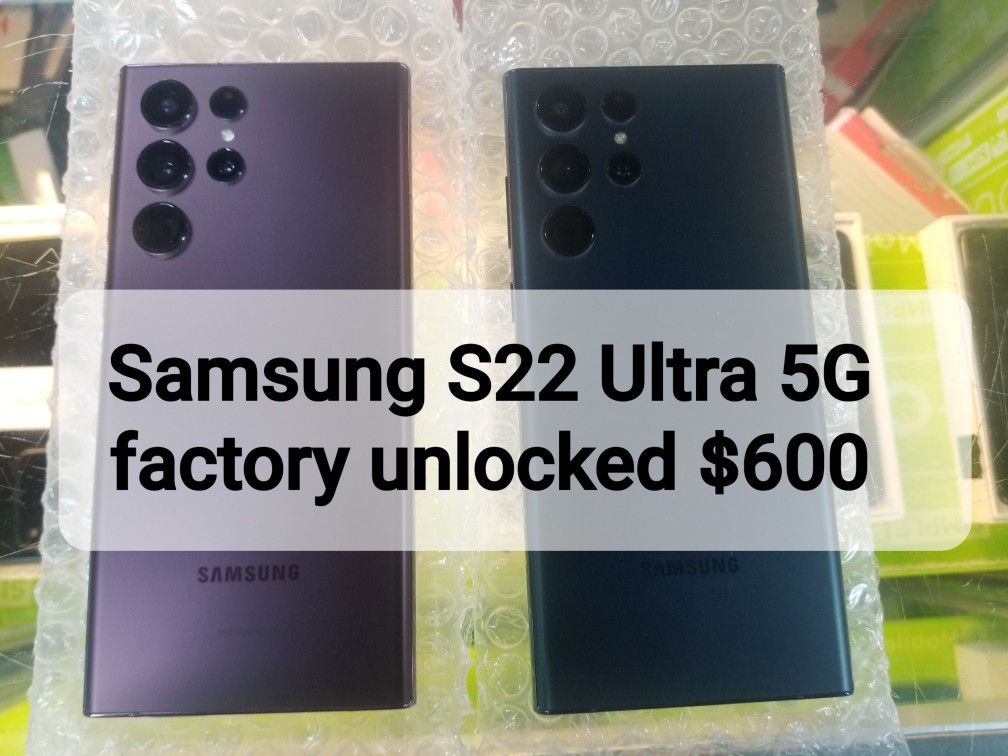 Samsung S22 ULTRA 5G FACTORY UNLOCKED 