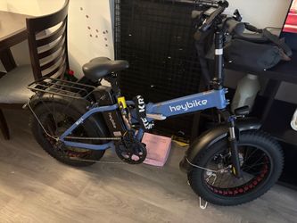 Folding Electric HeyBike LIKE NEW! BLUE color