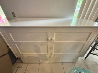 Queen Murphy Bed - White