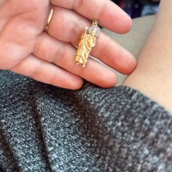 San Judas Charm 10k Gold 