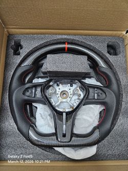 BRAND NEW 2017-2022 INFINITI Q60 Real Carbon Fiber Steering Wheel