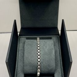 Men's David Yurman Large Box Chain Bracelet in Sterling Silver
