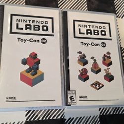Nintendo Labo Toy-Con 02 & 04 Switch Games only 