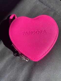 Pandora Heart-Shaped Pink Jewelry Box