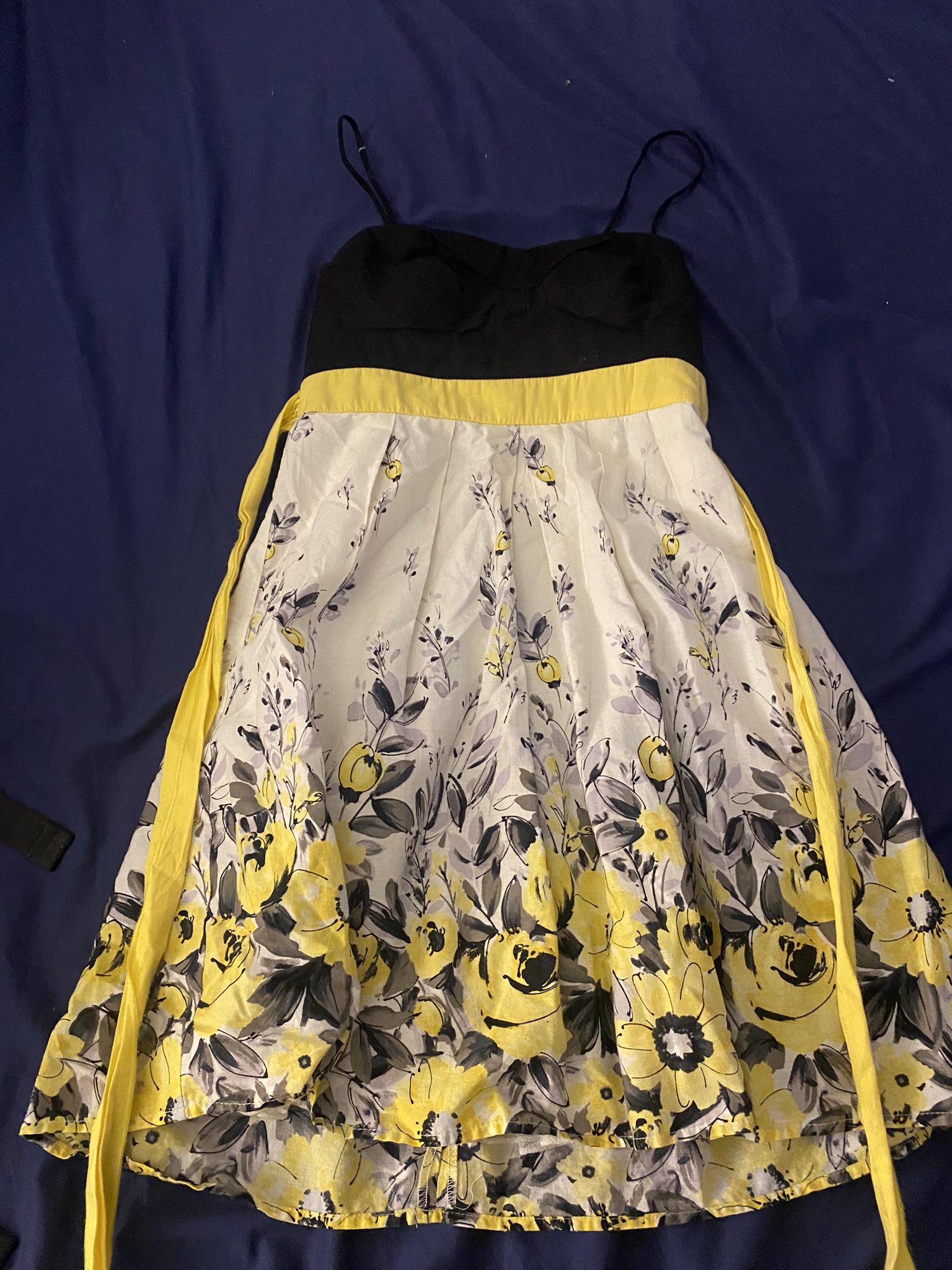 Black and Yellow Dress