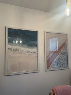 2 for $12. Beach themed wall art