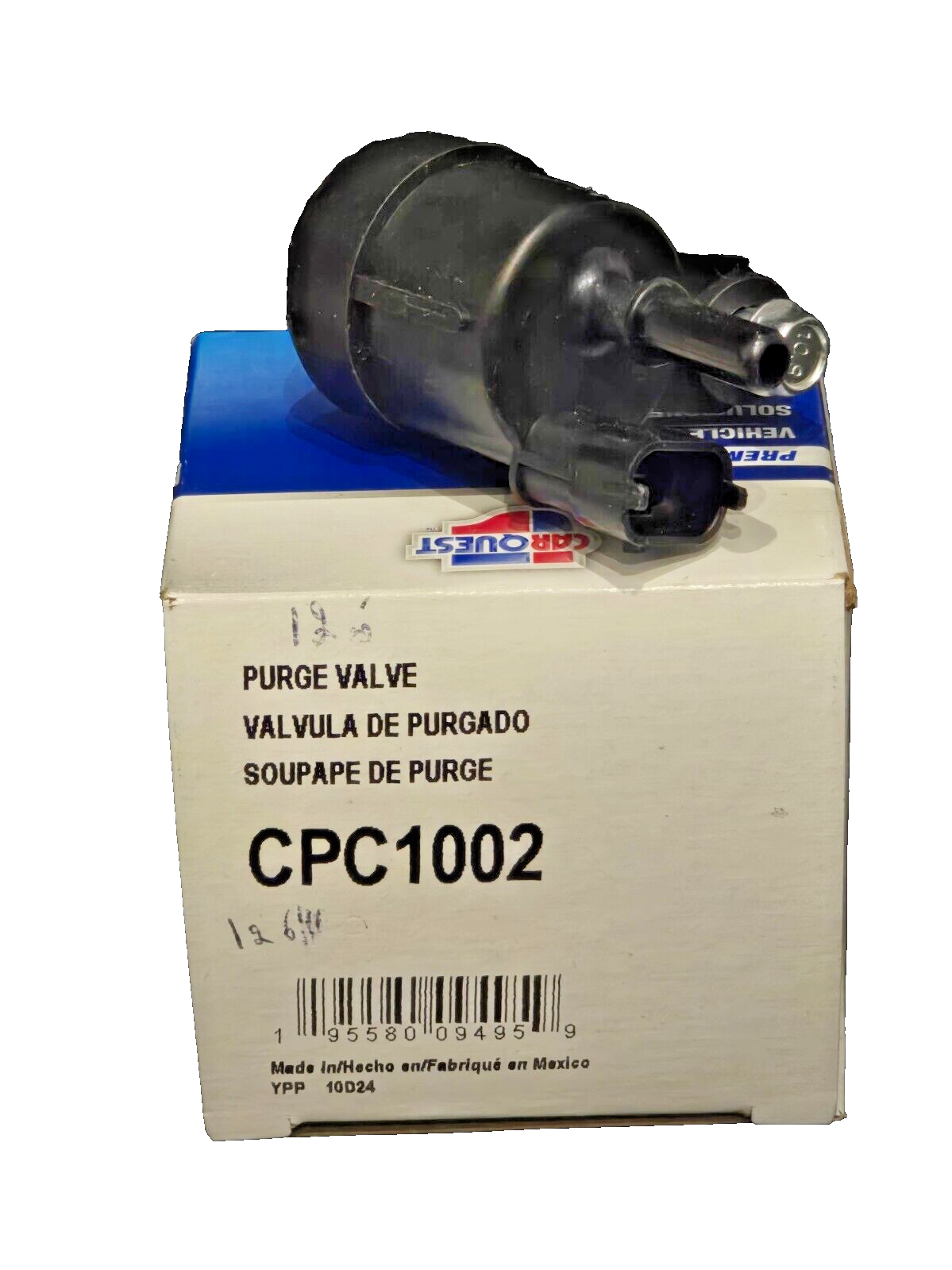 Vapor Canister Purge Solenoid CARQUEST CPC1002