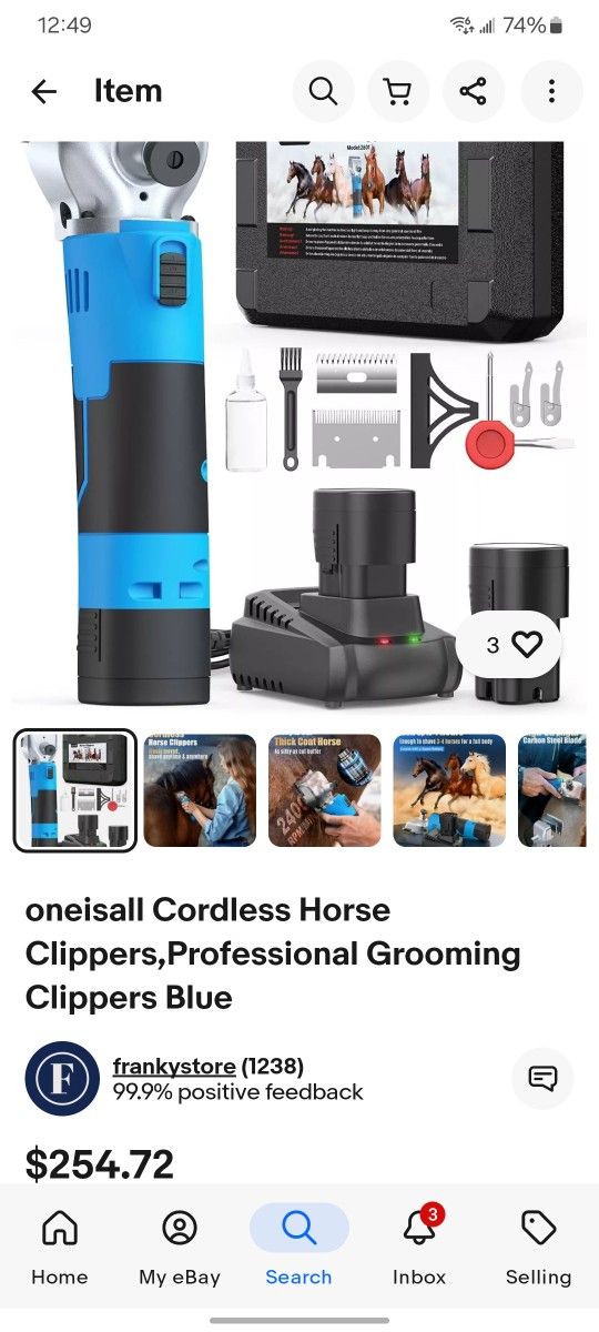 Cordeless Horse Clipper , New Open Box