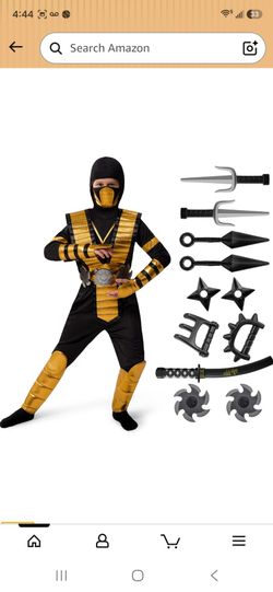 Boys Large Ninja Costume $20