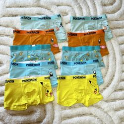 10 Pairs H&M Pokemon Boys Trunks | Size 5T/6