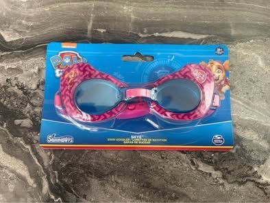Nickelodeon Paw Patrol Chase Kids Goggles / SKYE  sz 3+ - NEW!