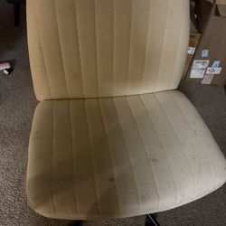 Tan Chair (has Wheels)