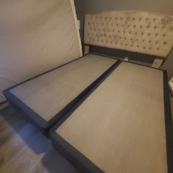 FREE Box Spring and Bed Frame (Without Mattress and Headboard)