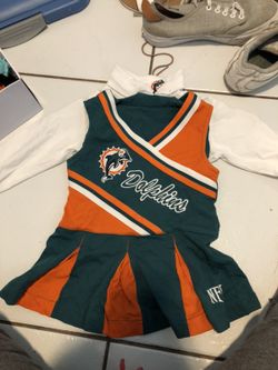 2T dolphins cheerleader outfit