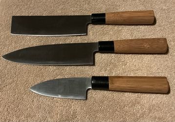 IKEA Japanese style stainless steel knife set