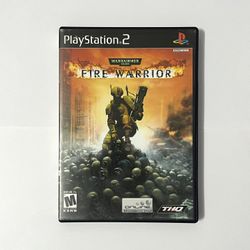 Warhammer 40,000: Fire Warrior (Sony PlayStation 2, 2003) PS2 Complete & Tested