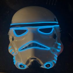 Star Wars Stormtrooper Cosplay Halloween LED Wearable Mask Helmet Headwear Props