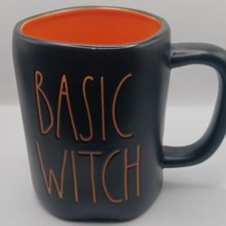 Rae Dunn Artisan Collection by Magenta 192, "Basic Witch" Mug, Black