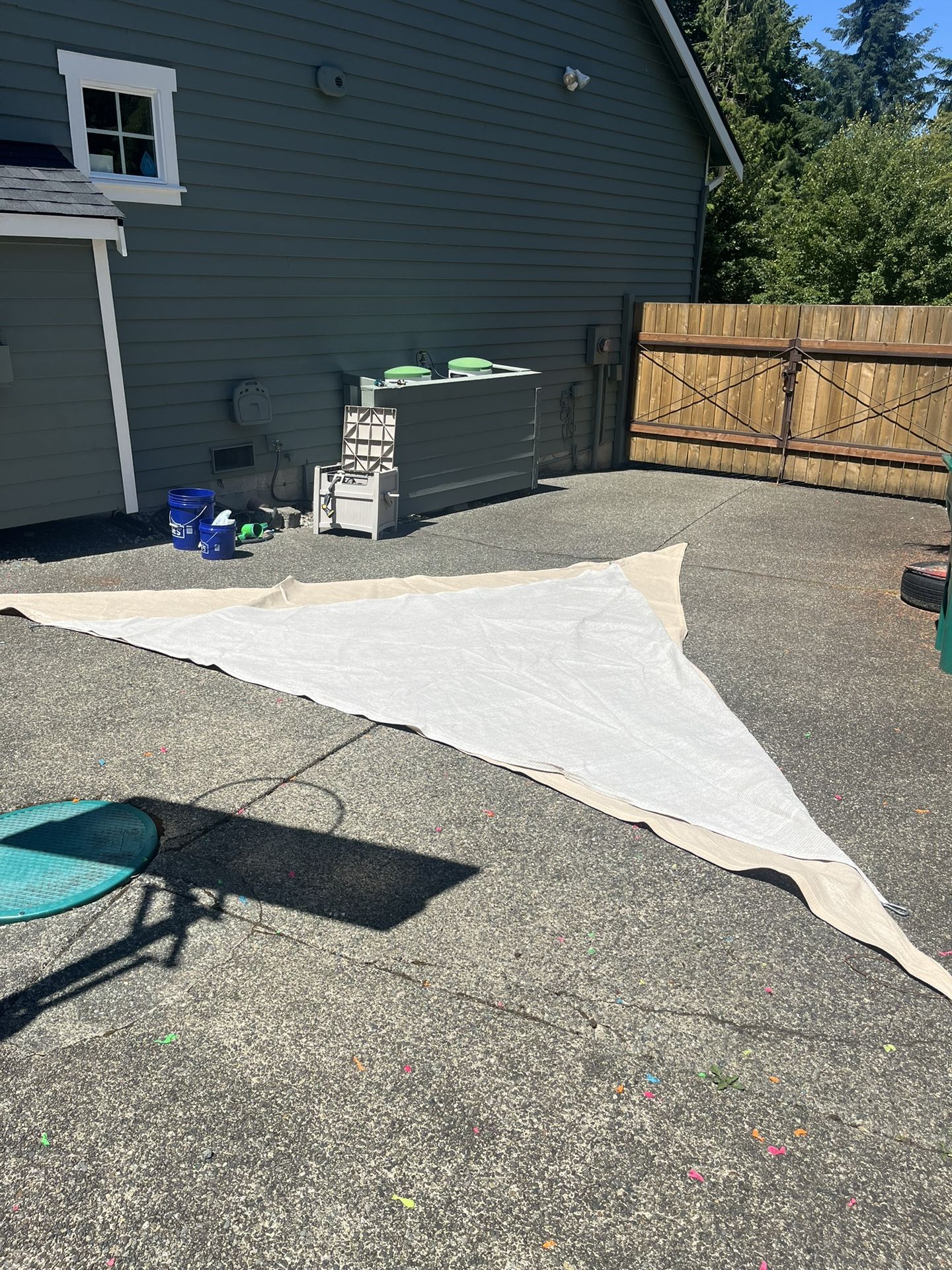 Three Triangular Sun Shades