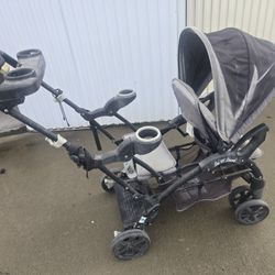 Double Stroller Sit And Stand Stroller