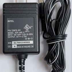 Intel Model: ADP-4AB A Class 2 Power Supply Unit AC Adapter Output DC 5V 0.75A