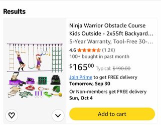 Ninja Warrior Obstacle Course for Kids