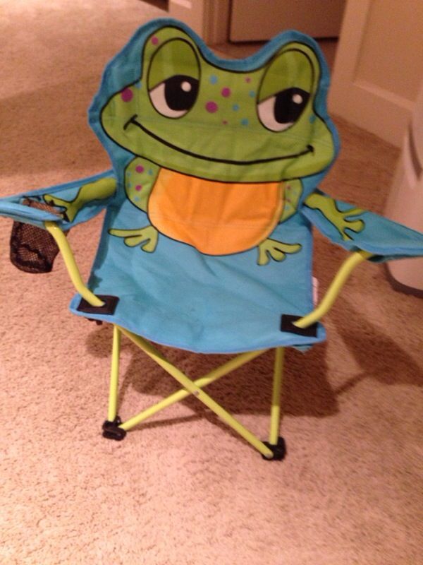 Frog kids beach lounge chair