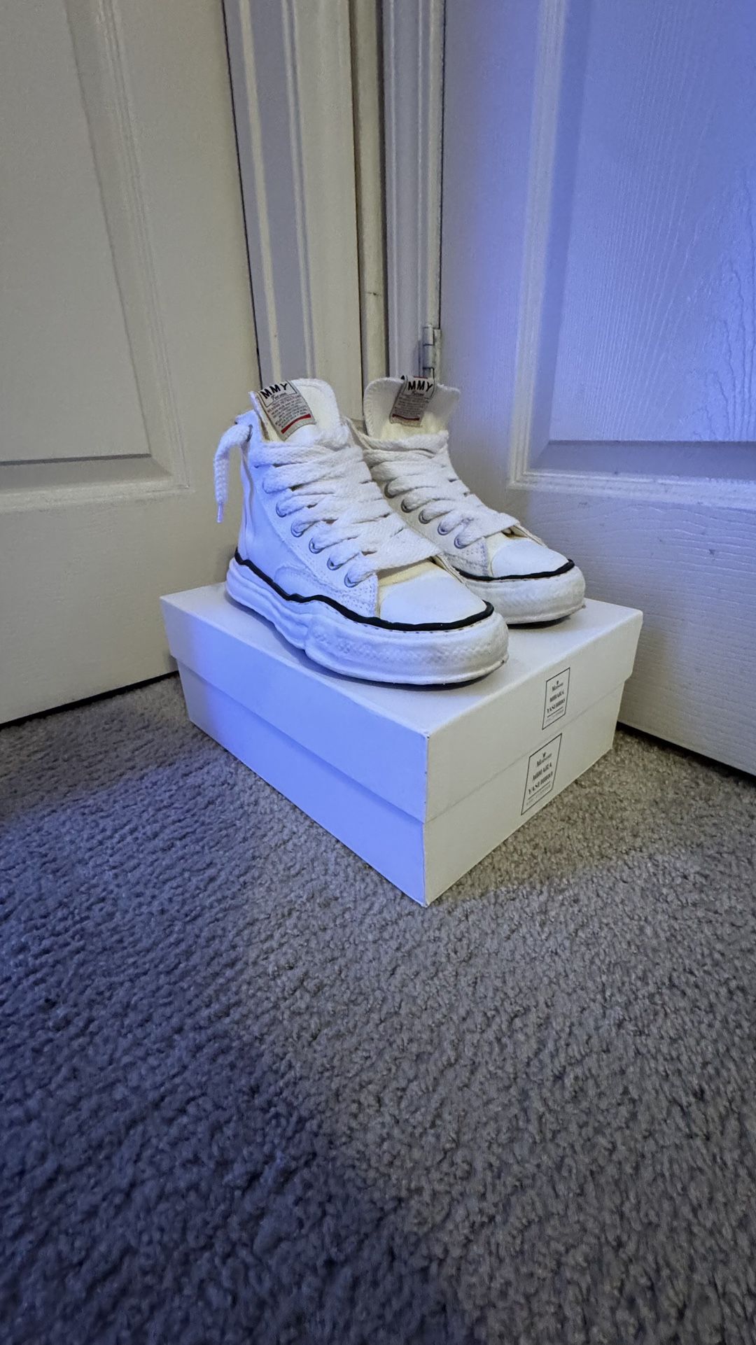 White Maison Mihara Yasuhiro Converse trainers
